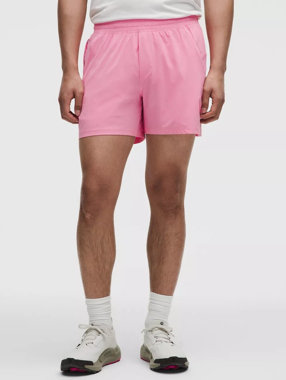 Lululemon Mens Pace Breaker Shorts Linerless 5 Inches Size Large - Candy Cloud